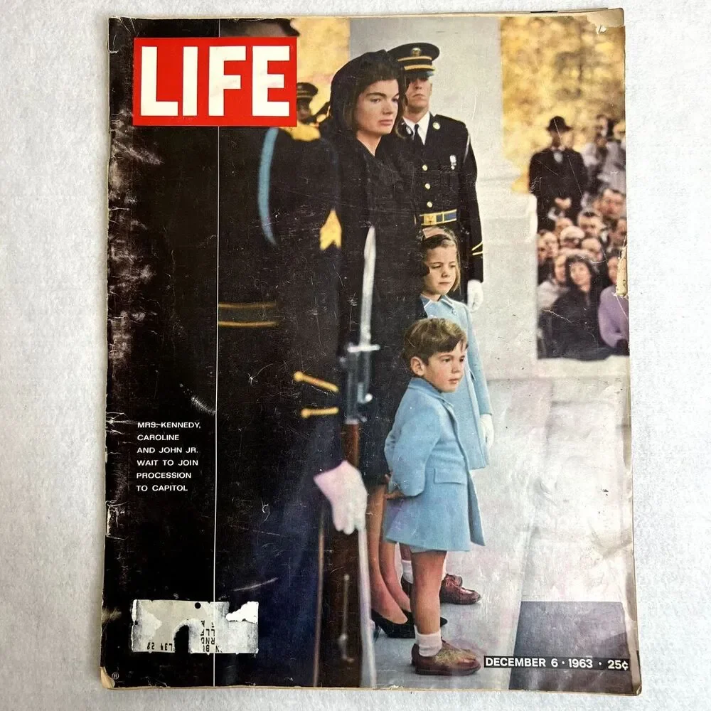 Set of 3 Vintage Life Kennedy Stories Magazines